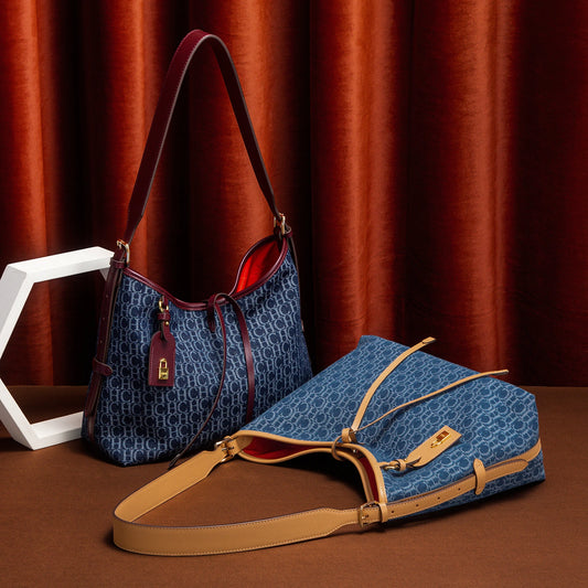 Fashion Classic Retro Women’s Shoulder Bag | Business Office Letter Print Small Bag | Versatile Accessory Design Underarm & Handbag (Model CP2C2131)  Luxegan