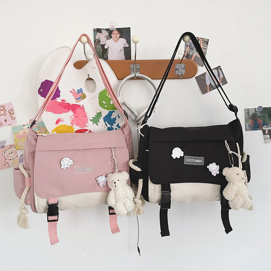 Large Capacity Crossbody Bag | Ladies' Messenger Pouch & Casual Shoulder Bag Luxegan