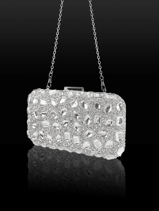 Rhinestone Evening Box Bag Set | Perfect Gift for Girls Luxegan