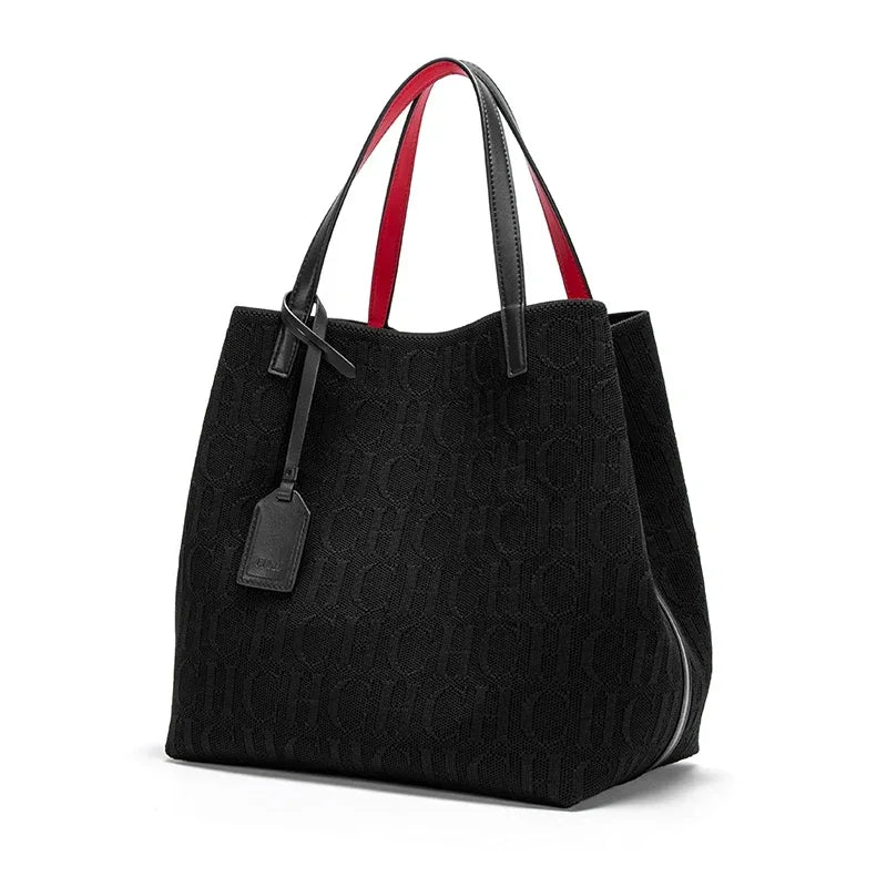 Women's Handbag Fashion Classic | New Solid Color Letter Design & High Quality Craftsmanship Large Capacity Shoulder Bag Luxegan
