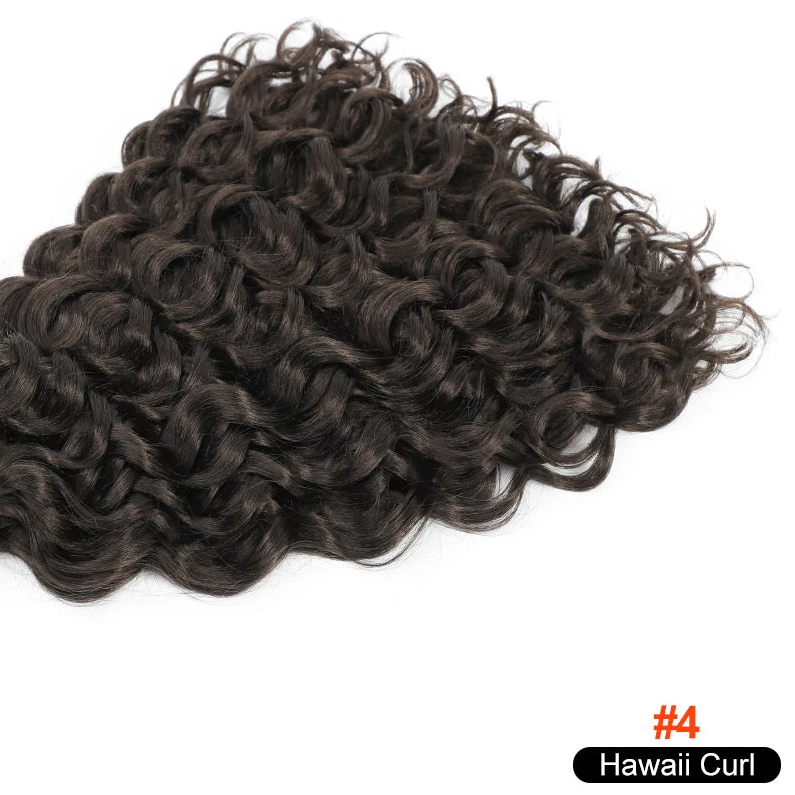 Deep Wave Twist Crochet Hair | Ombre Afro Curls Braiding Extensions | 18–24 Inches Luxegan