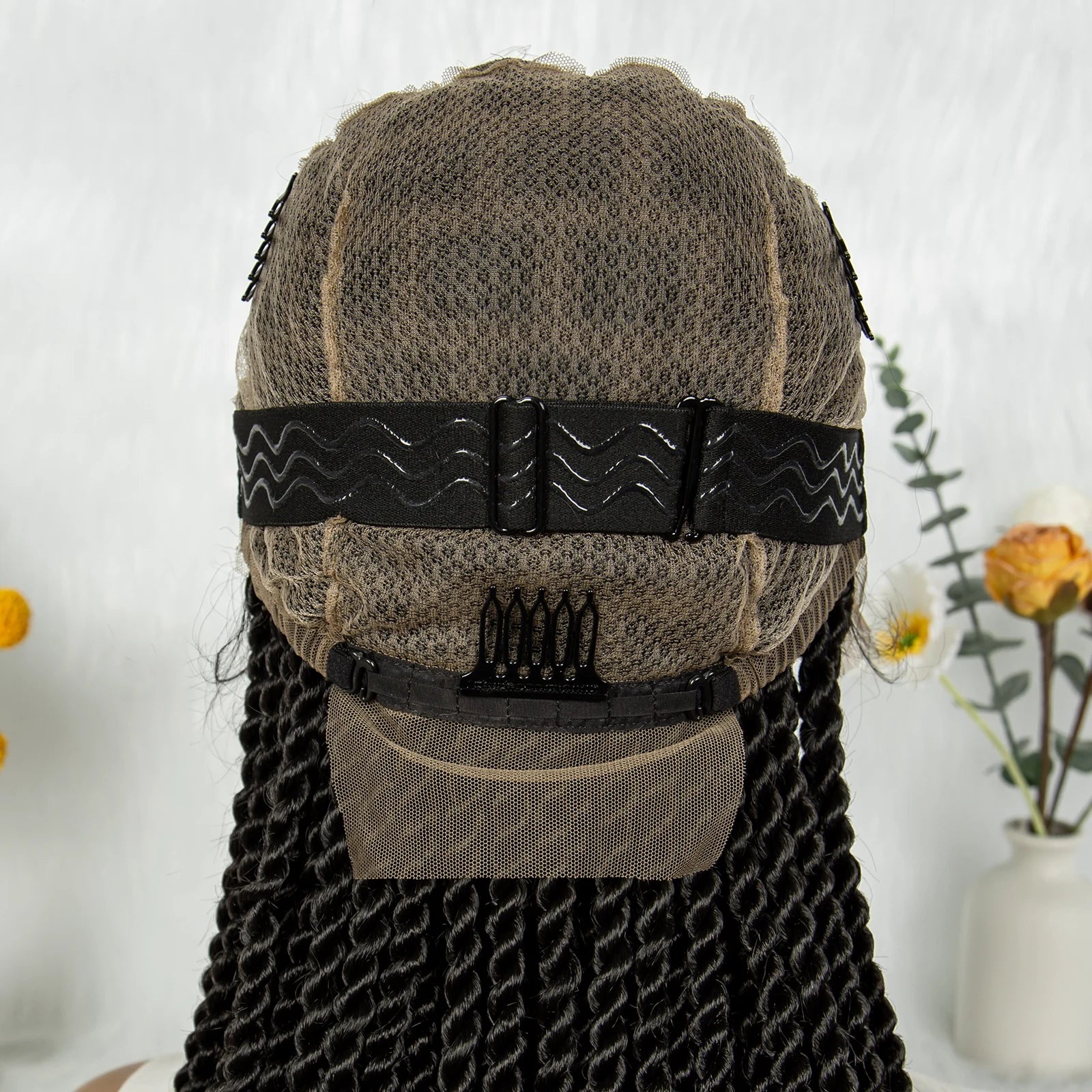  HD Lace Cornrows to Twisted Braids Wig | Full Lace Goddess Style Luxegan