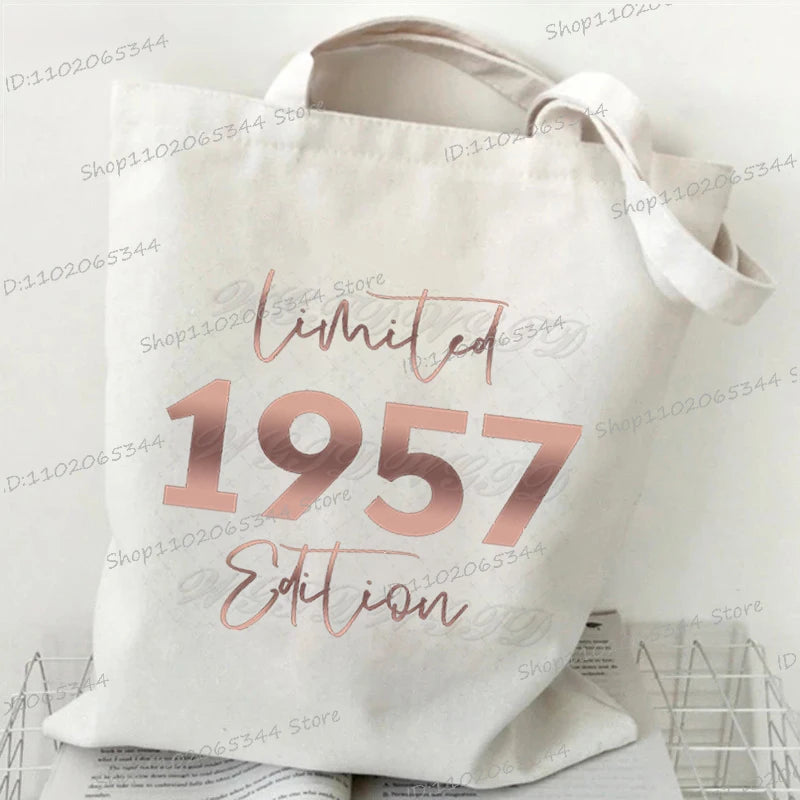 Vintage Edition Canvas Tote Bag (1954/1955 Edition) Luxegan
