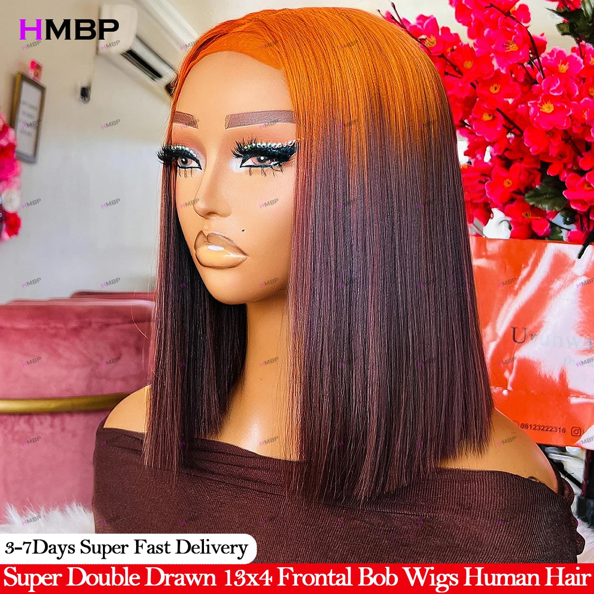 Vietnamese Super Double Drawn 350 Density Human Hair Hd Lace Frontal Wigs Bone Straight 13x6 Bob Wig Lace Front Human Hair Wigs