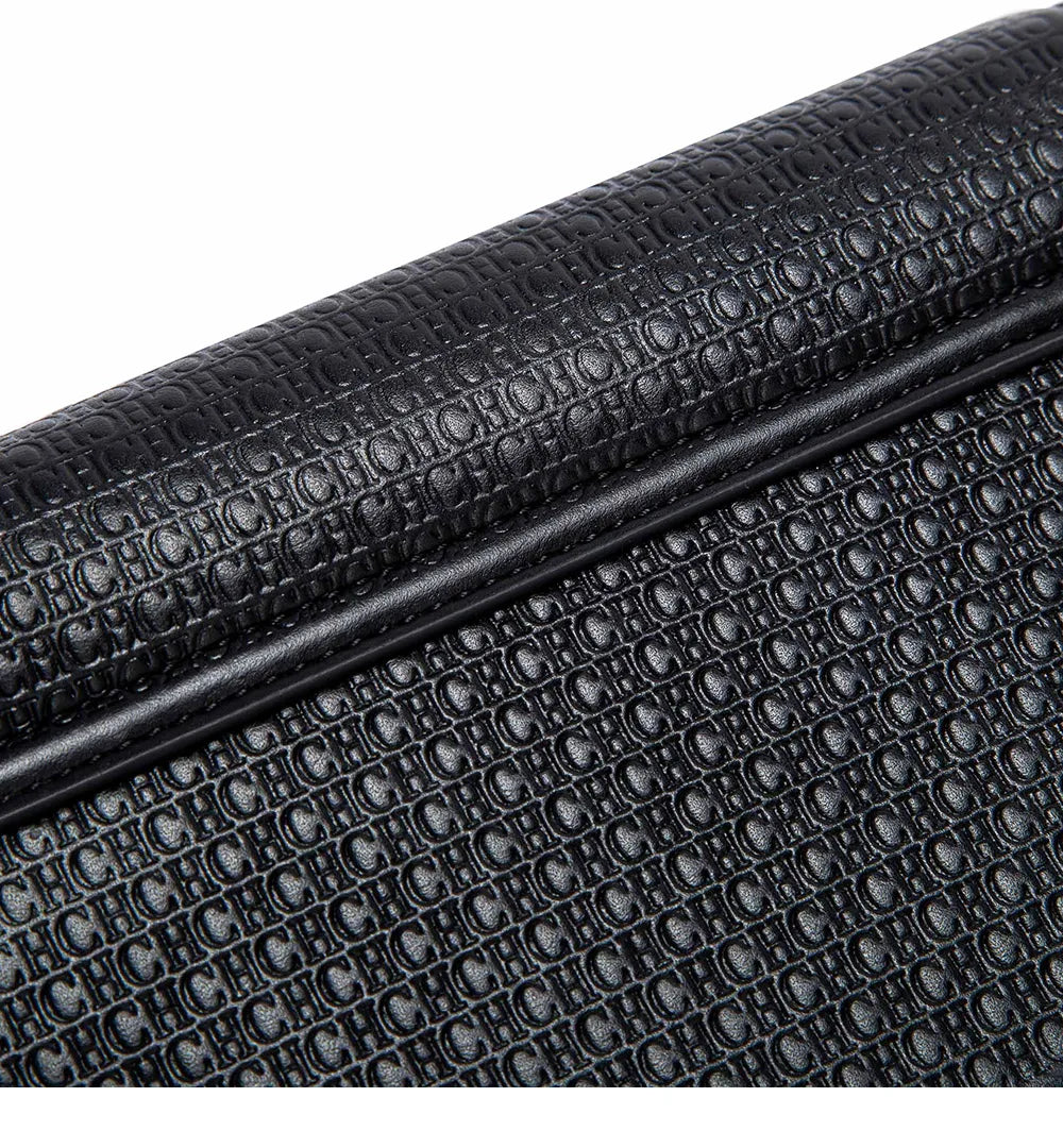 CHCH Women's Crossbody Bag 2024 New Flip Saddle Bag Simple Commuter Small Square Bag