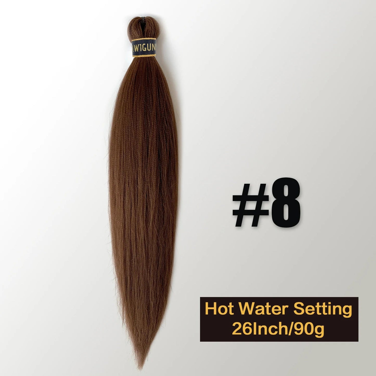 Pre-Stretched Jumbo Braiding Hair 26in – Kanekalon Box Twist Braids | 90g | 15 Colors | 1, 4 or 6 - view 5
