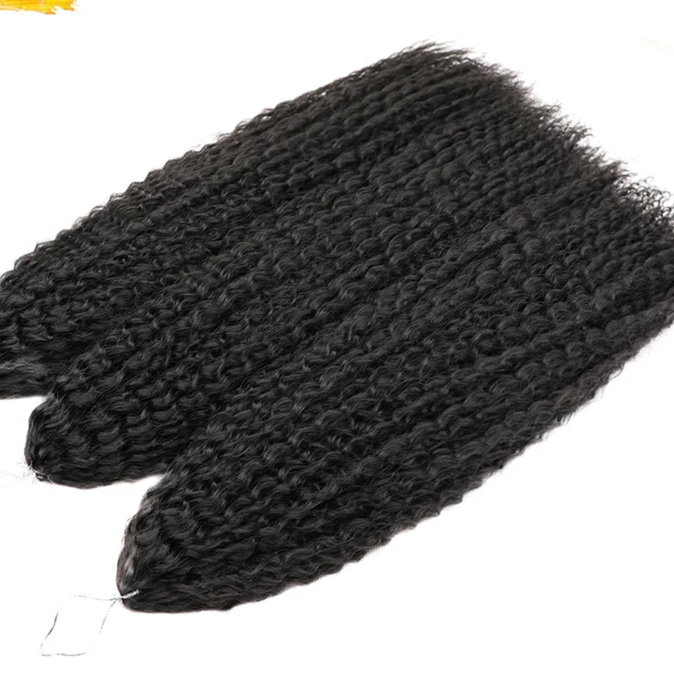 20-28 Inch Afro Curl Kinky Curly Crochet Braiding Hair | Synthetic Ombre Hair Extensions 60 - view 12