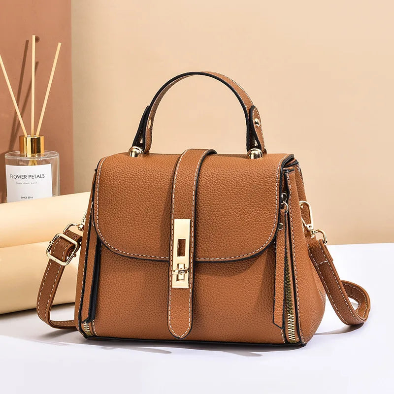 Women's Crossbody Bags | New Lock Shoulder Bags & Portable Travel Purses Luxegan