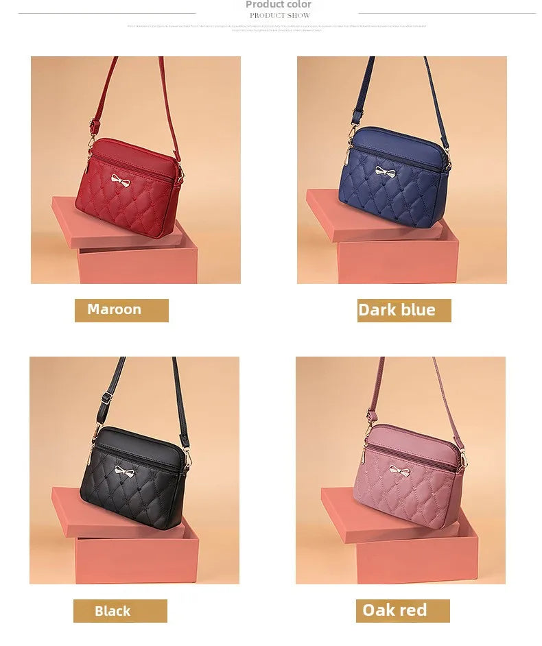 Simple Embroidered Shoulder Bag | Heart Crossbody & Handbag Luxegan