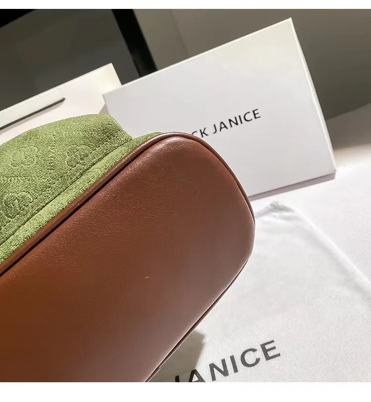 High-Quality Genuine Cowhide Leather Backpack | Autumn Floral Embossed Women’s Handbag & Lady’s Purse Luxegan