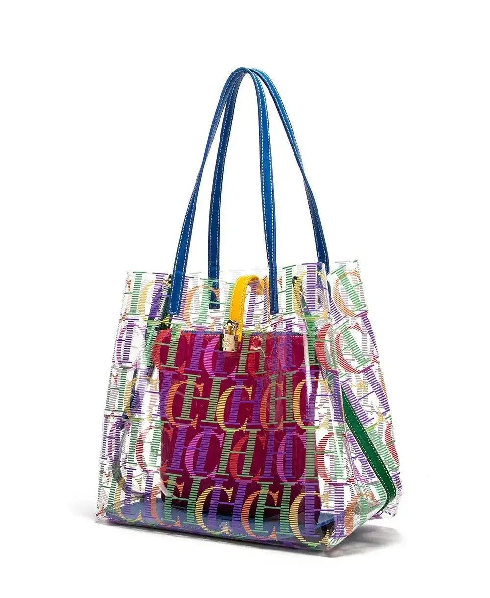 PVC Solid Bucket Bag | Soft Fashion Large Capacity Premium Tote Luxegan