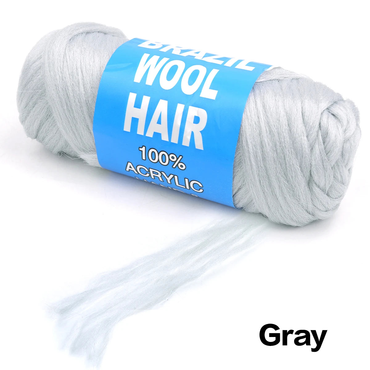Brazilian Wool Hair 70g – Flame Retardant Synthetic Fiber | Dirty Braids | Dreadlocks | Twist - view 6