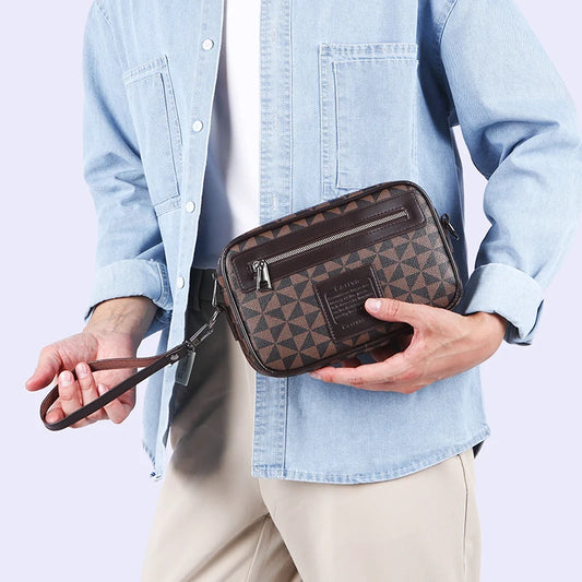 Men's Leather Messenger Bag | Crossbody Shoulder Bag & Designer Handbag Luxegan