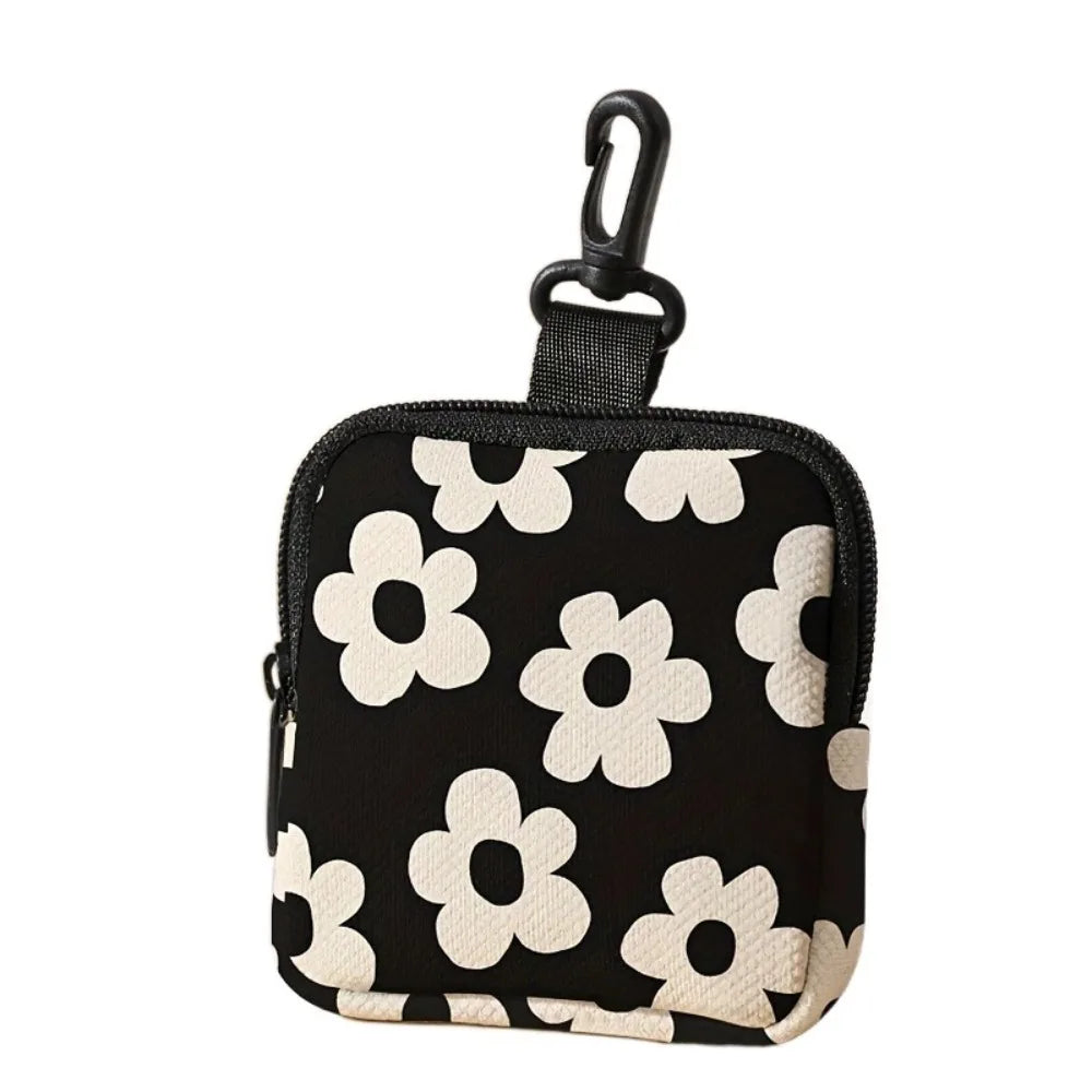 Tiger Leopard Print Coin Purse | Waterproof Mini Zipper Wallet Luxegan