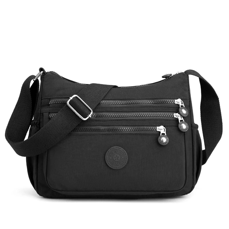 Waterproof Nylon Messenger Bag | Fashion Satchel Shoulder & Crossbody Luxegan
