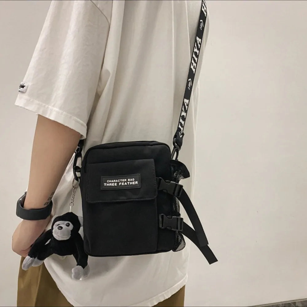 Casual Canvas Couple Messenger Bag | Versatile Satchel for Daily Use Luxegan