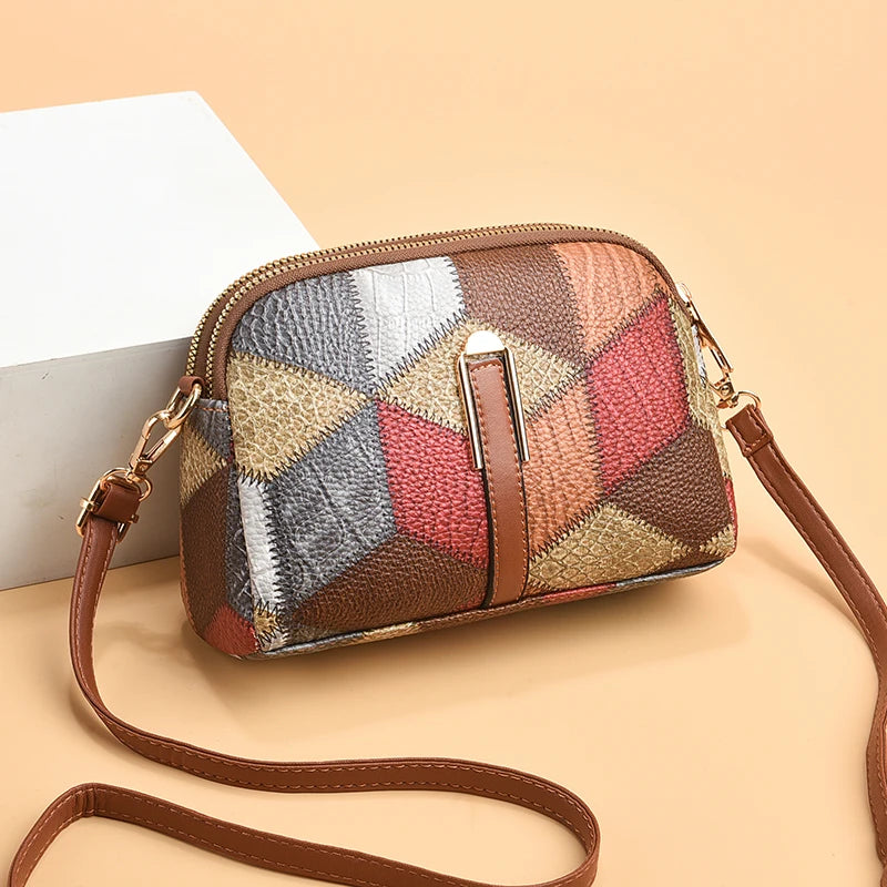 Trendy Printed Shell Bag | Casual Crossbody & Shoulder Purse Luxegan