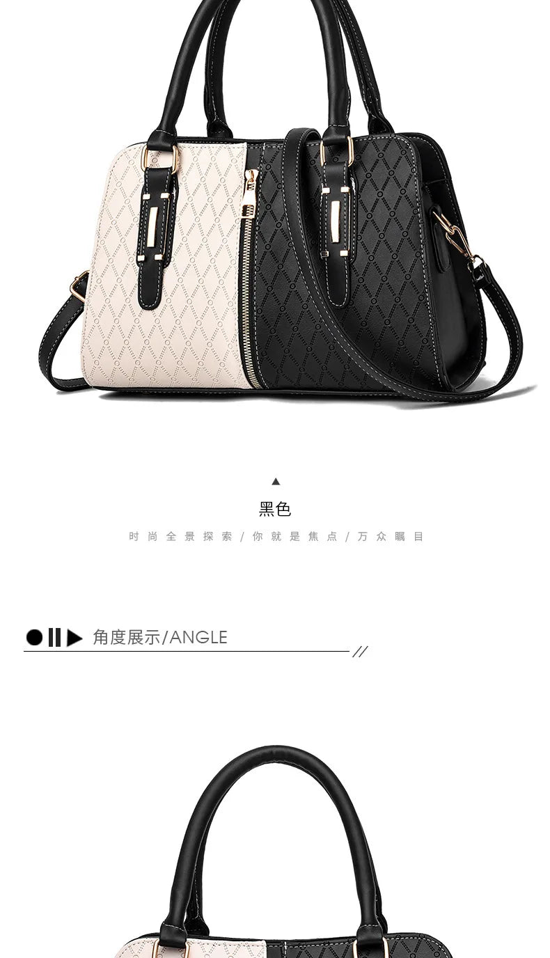 Luxury Brand Designer Handbag | Large Capacity Shoulder Bag & Retro Crossbody Tote Luxegan