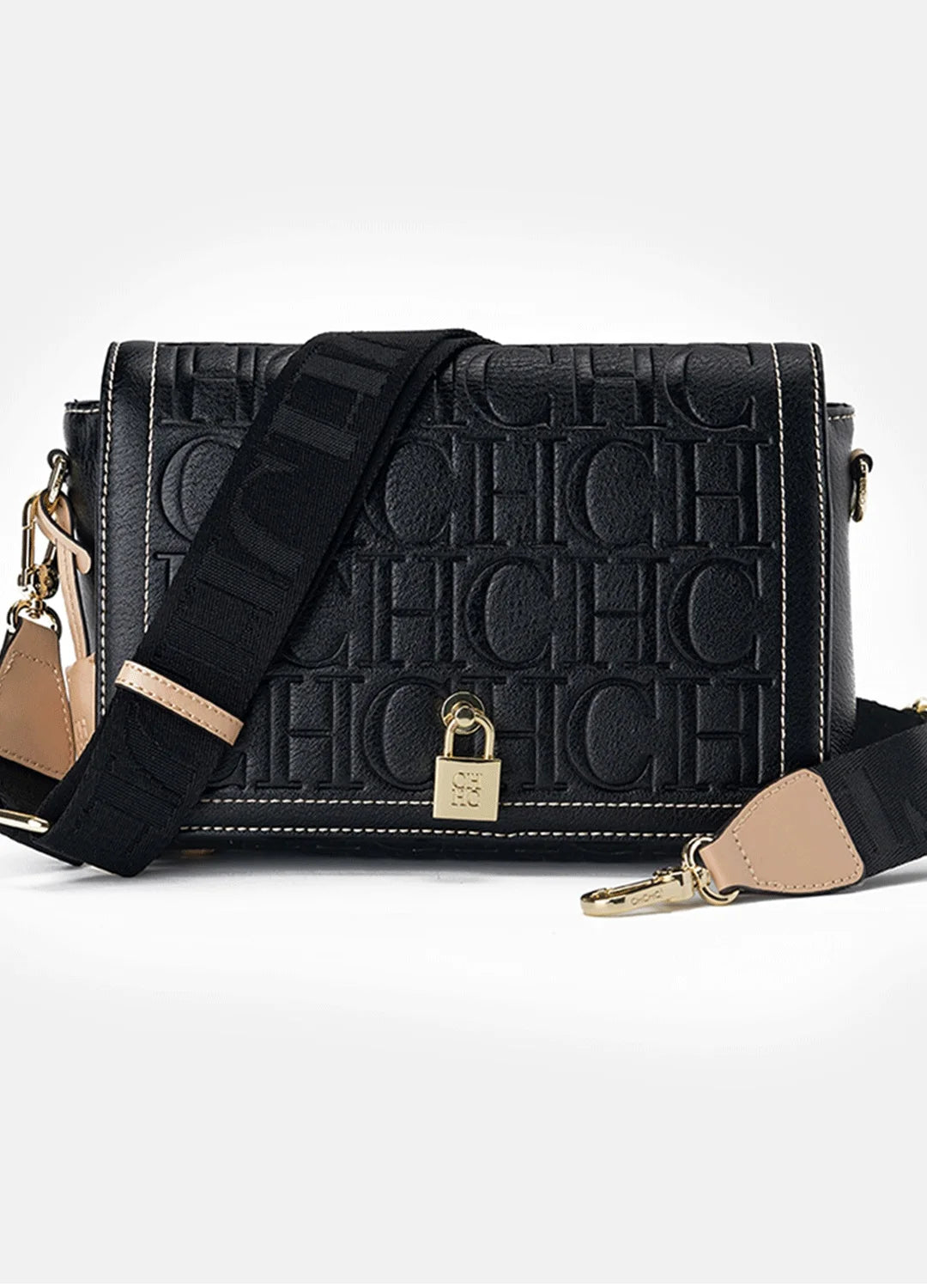 Elegant Letter Print Crossbody Bag | Niche Designer Satchel