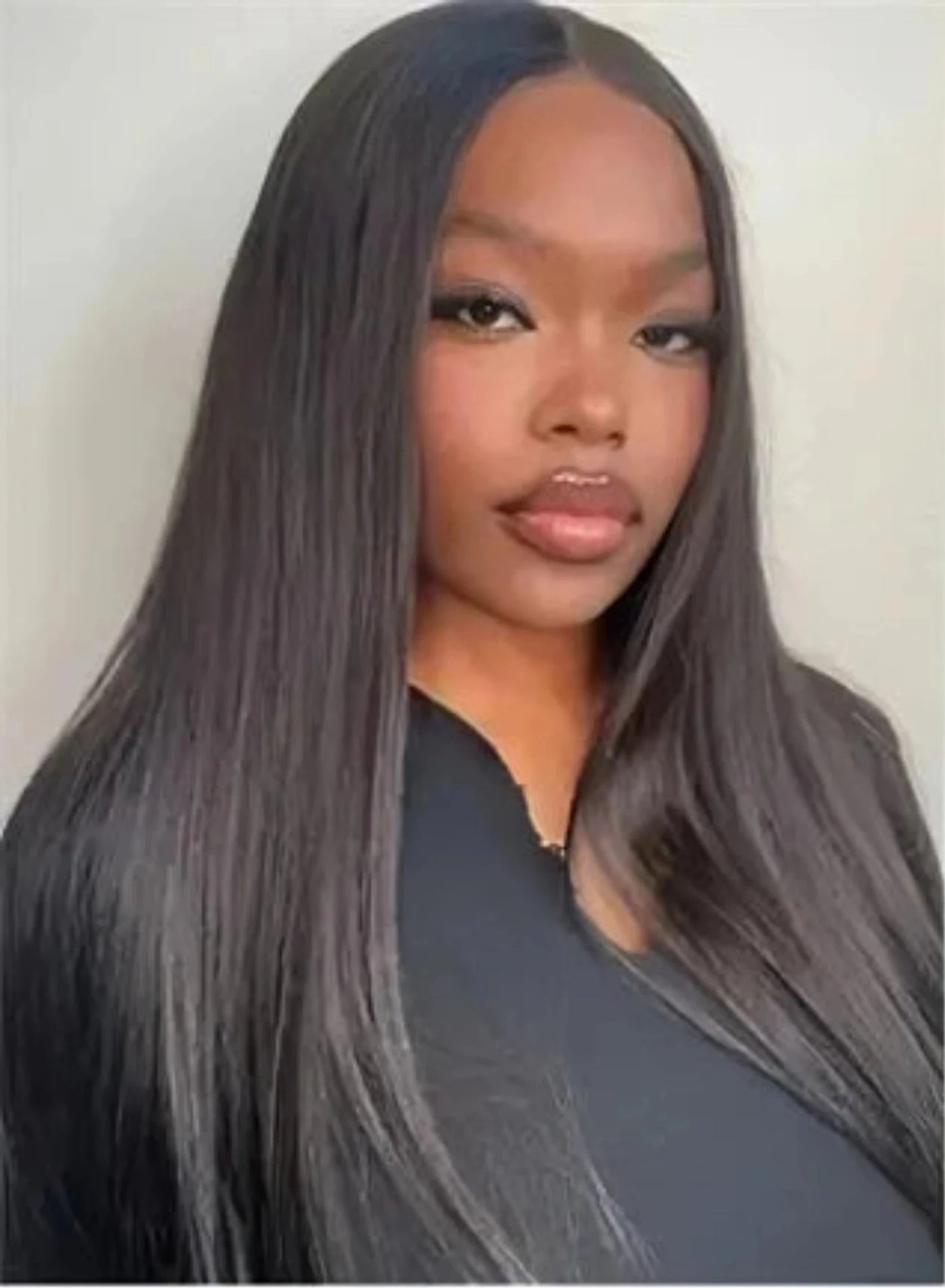 Glueless Ready To Wear Bone Straight Human Hair Wig