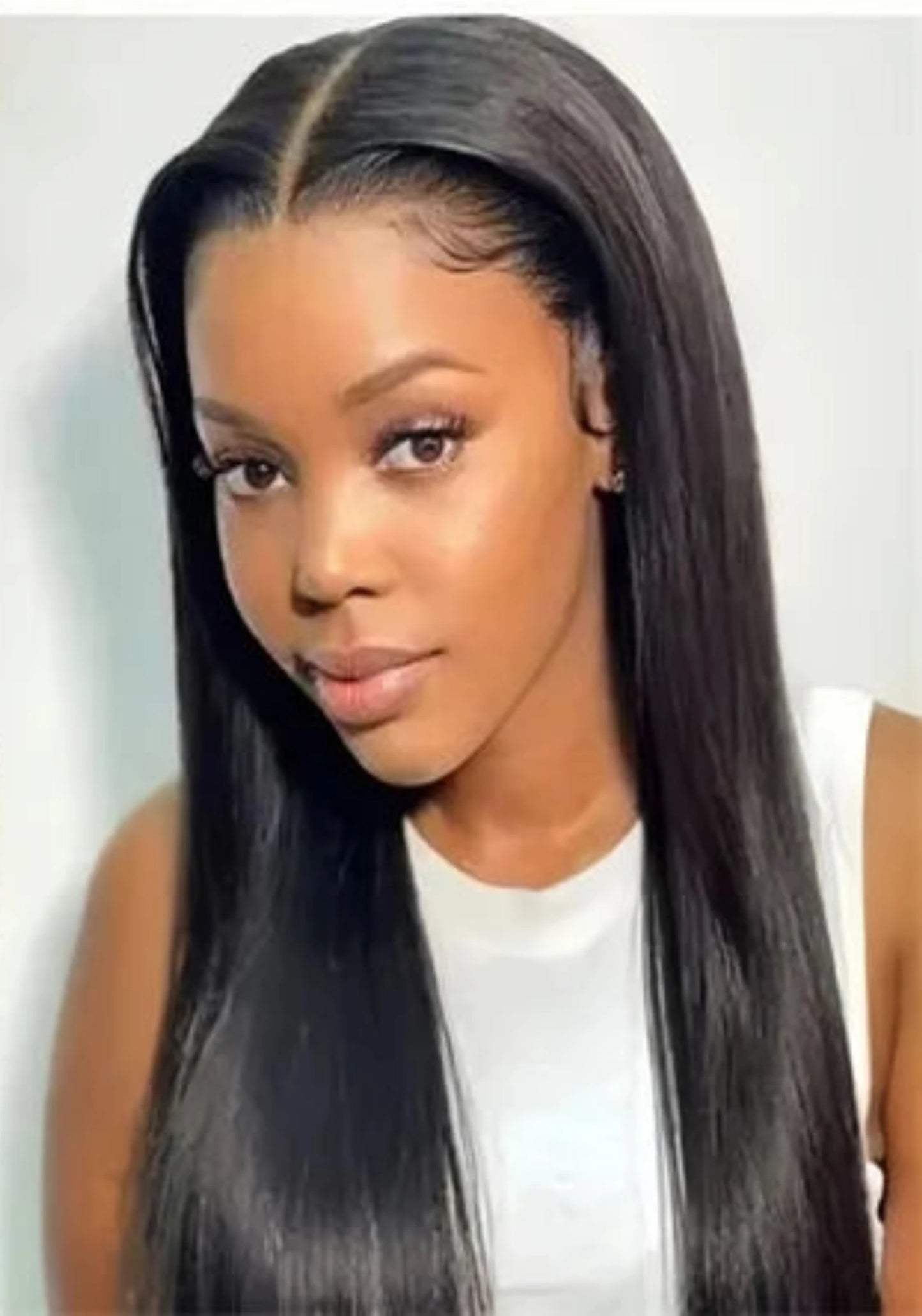 Glueless Ready To Wear Bone Straight Human Hair Wig