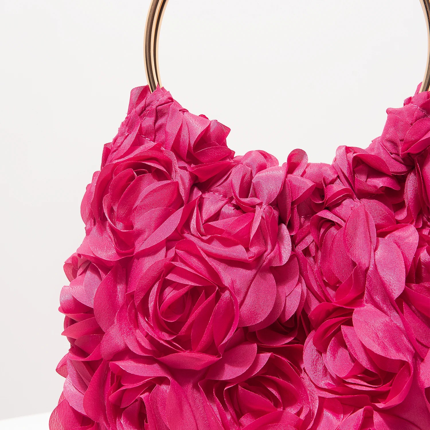 Luxury Rose Flower Tote Bags for Ladies | Elegant Party Bag & Wedding Handbag Luxegan