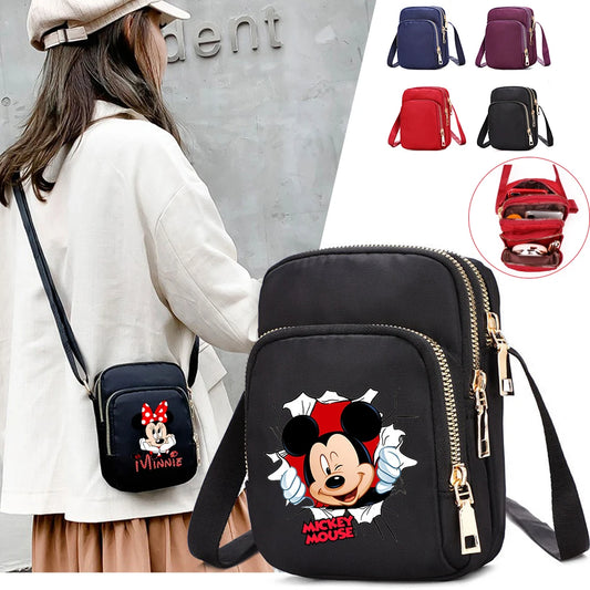 Disney Mickey & Minnie Mouse Shoulder Bag | Girls' Crossbody & Handbag Luxegan