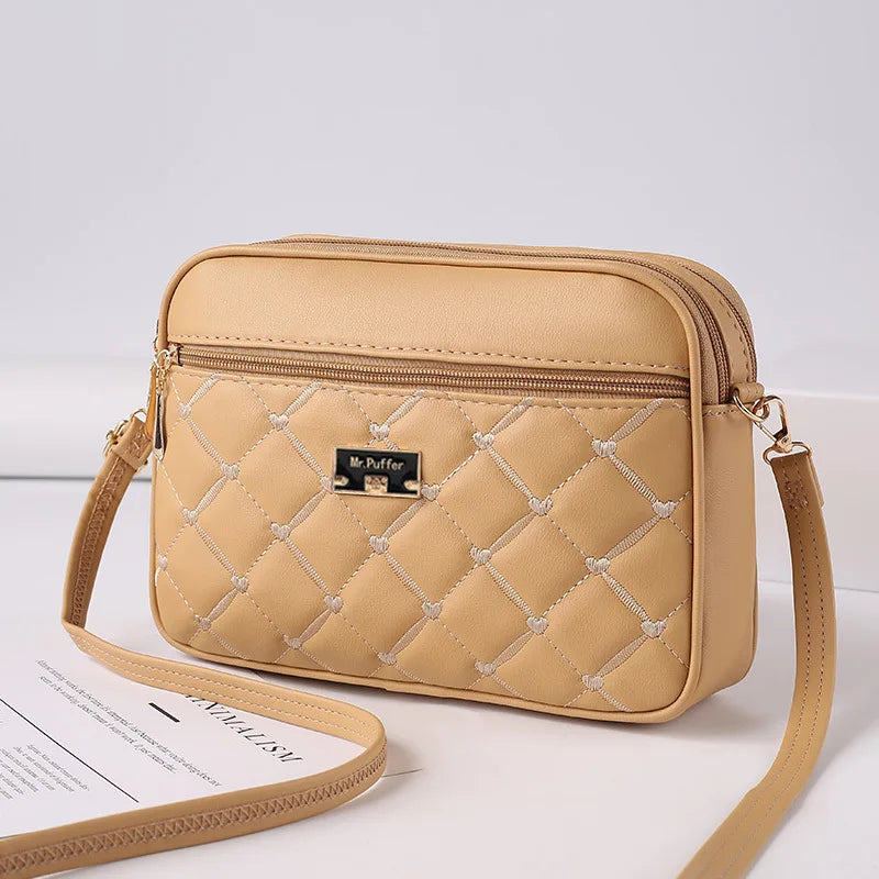 Women's Square Messenger Bag | Versatile Crossbody & Handbag Luxegan