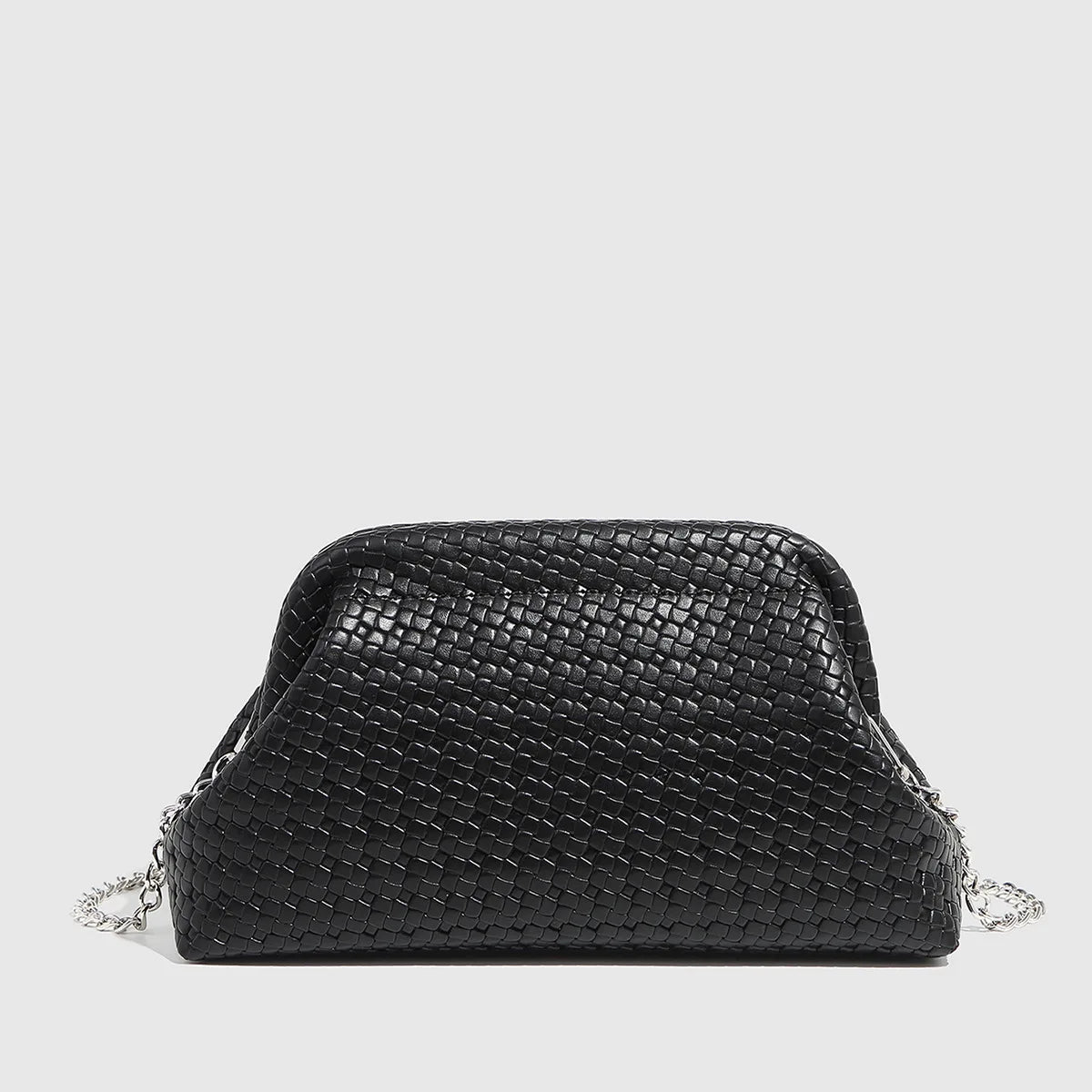 High-End Retro Woven Embossed Handbag | Solid Color Portable Large Capacity Cloud Bag (Dinner Bag, Perfect for Parties, Crossbody) Luxegan