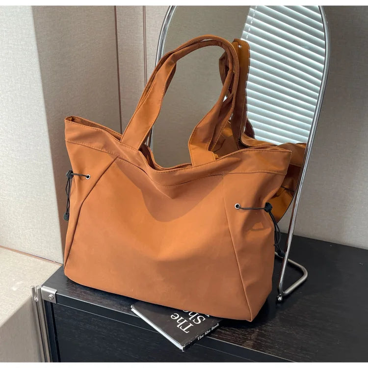 Large Capacity Casual Tote Bag | Simple Travel Handbag & Aesthetic Shoulder Bag Luxegan