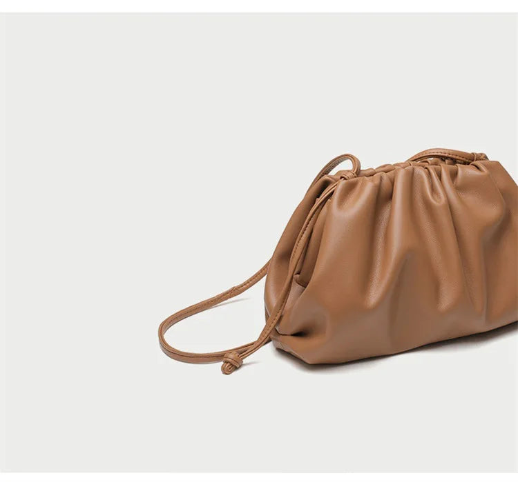 Luxury Soft PU Leather Women's Shoulder Bag | High Quality Small Crossbody Bags & Fashion Female New Handbags (Messenger Hobos) Luxegan