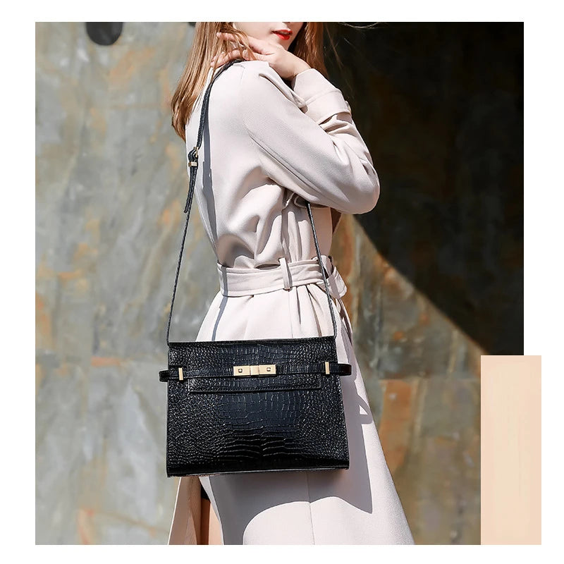 Women's Luxury Designer Handbag | Top Quality Real Leather Underarm Bag & Crossbody Bag Luxegan