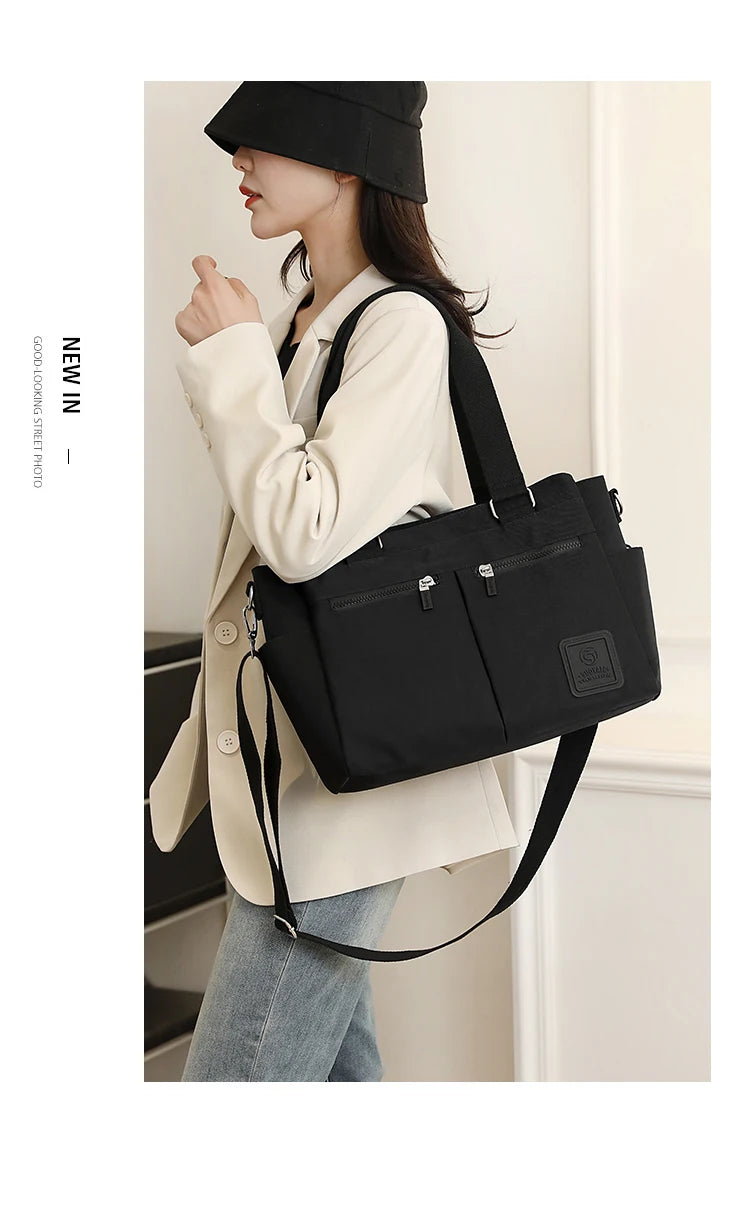 New Fashion Women's Shoulder Bag | High-Quality Large Capacity Crossbody Bag & Waterproof Multi-Functional Handbag Luxegan