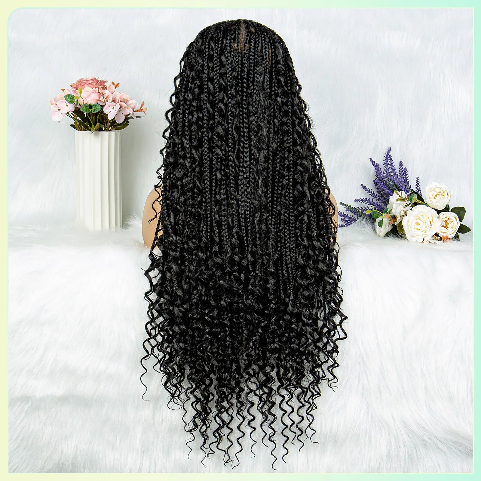  KIMA Box Twisted Dreadlocks Wig | Full Lace Front with Baby Hair Luxegan