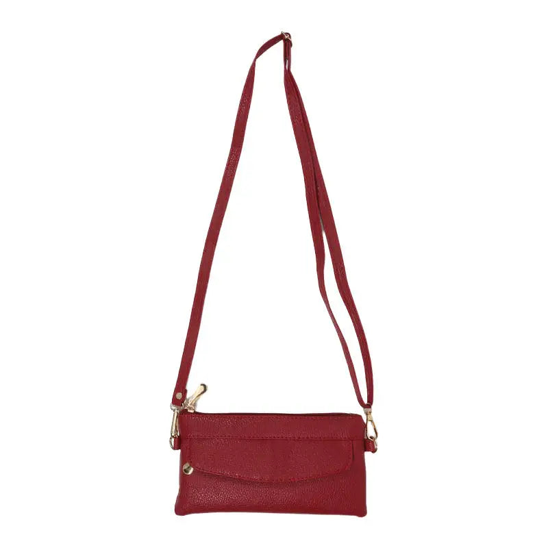 PU Leather Solid Box Bag | Small Fashionable Crossbody Clutch Luxegan