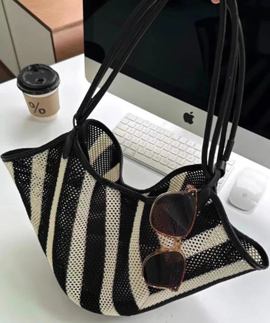 Bohemian Handmade Grass Woven Crossbody | "Lazy Style" Forest Dumpling Bun Bag | Luxury Straw Beach Handbag with Diamond Accents | Versatile Vacation Flap Bag (Model H87) Luxegan