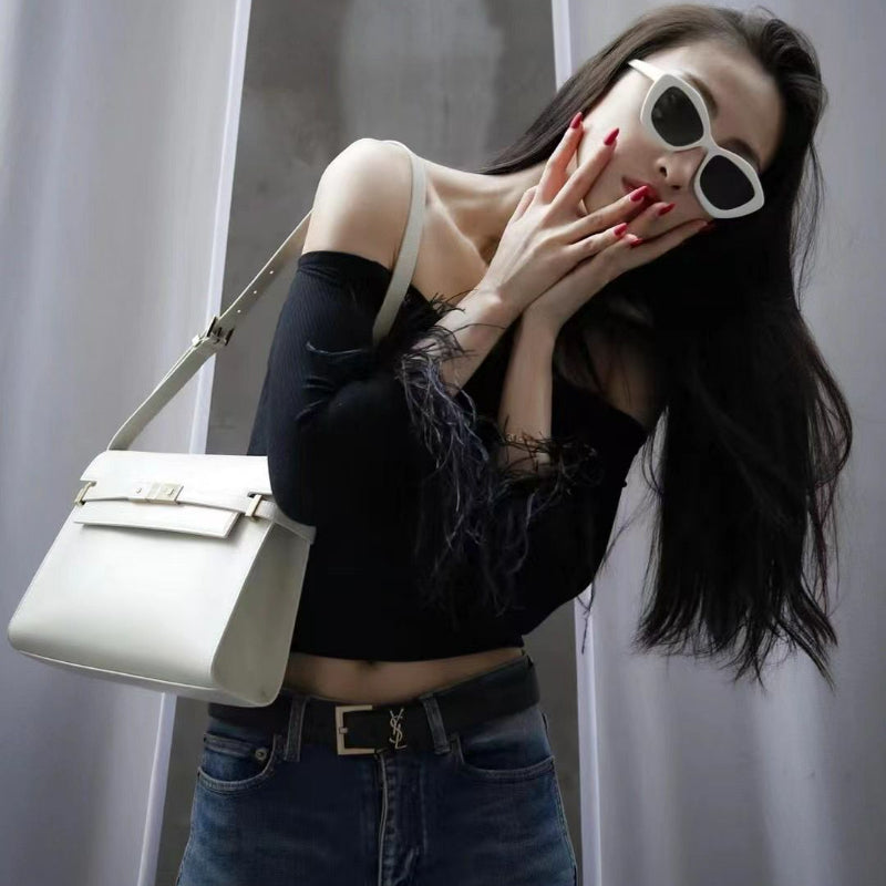 Women's Luxury Designer Handbag | Top Quality Real Leather Underarm Bag & Crossbody Bag Luxegan