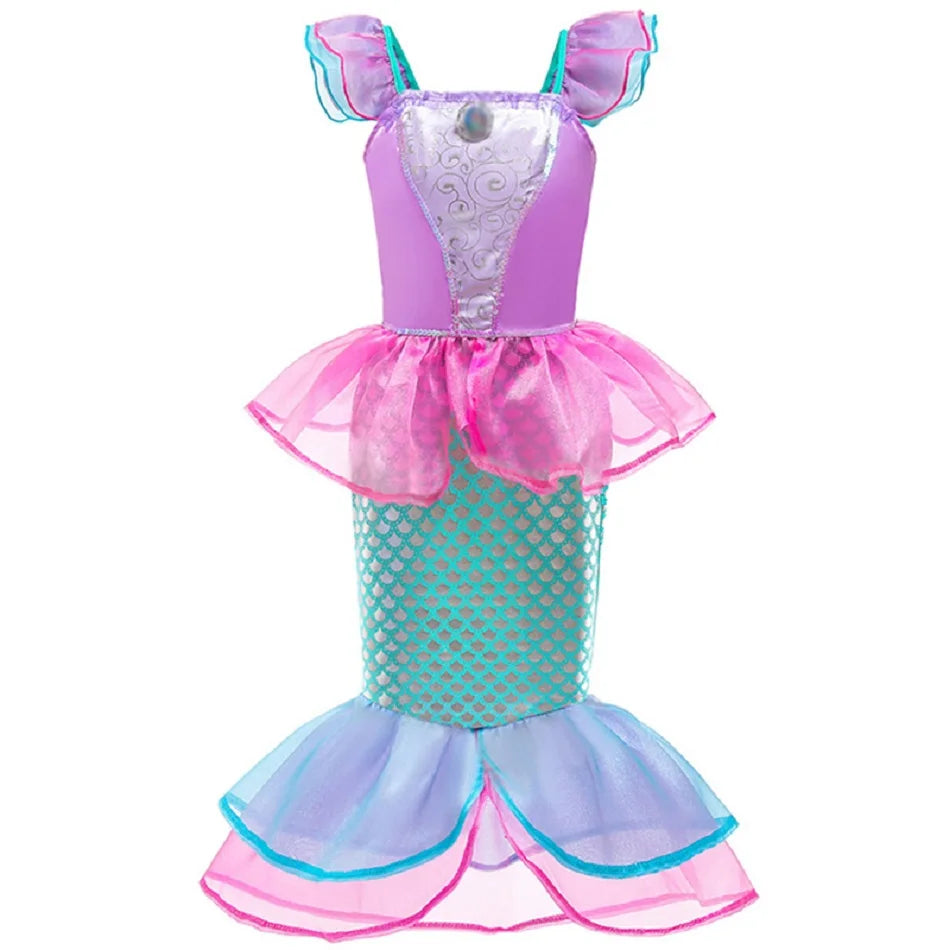 Girls Mirabel Isabela Encanto Costume Girl Princess Dress Children Elsa Anna Rapunzel Cinderella Mermaid Aurora Cosplay Clothes