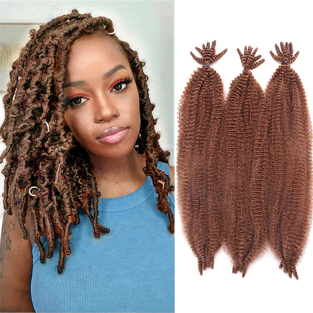 Afro Twist Crochet Hair – Pre-Separated Marley Braids for Natural Styles