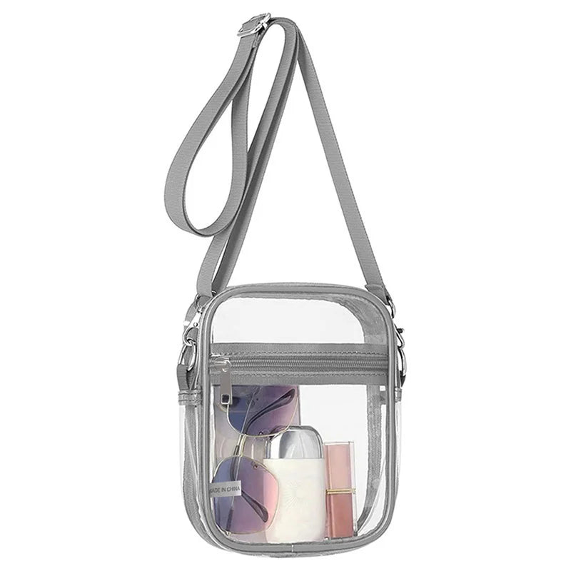 Transparent Crossbody Bag | Simple Waterproof Small Square Bag Luxegan