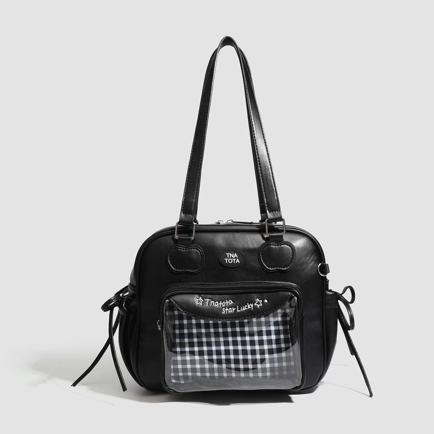 Y2K Ulzzang Ita Bag | New Sweet & Fashionable Transparent Women's Handbag | JK Uniform Shoulder Crossbody Bag Luxegan