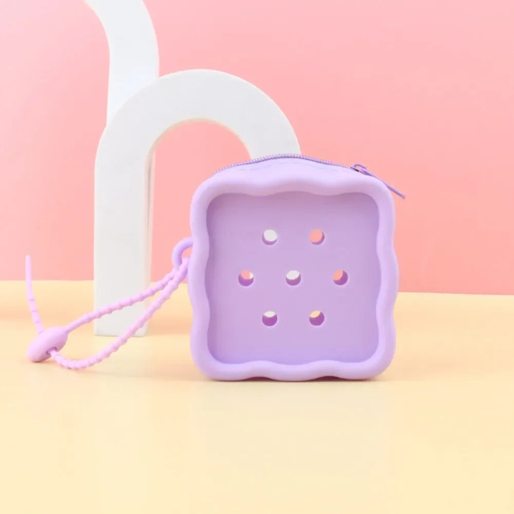 New Summer Bag Holes Coin Purse | Cute Silicone Mini Card Holder & Zipper Money Bag (Unisex) Luxegan