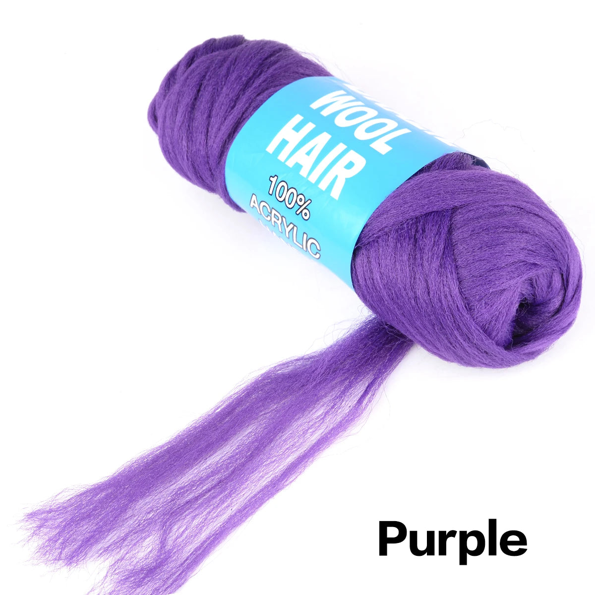 Brazilian Wool Hair 70g – Flame Retardant Synthetic Fiber | Dirty Braids | Dreadlocks | Twist - view 5