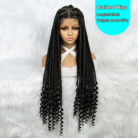 KIMA New Arrival Box Braids Wig | Full Lace Front Luxegan