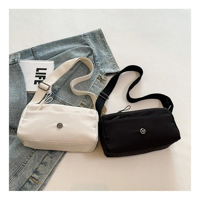 New Style Versatile Nylon Crossbody Bag | Simple Summer Leisure Single-Shoulder Tourist & Commuter Bag for Women Luxegan