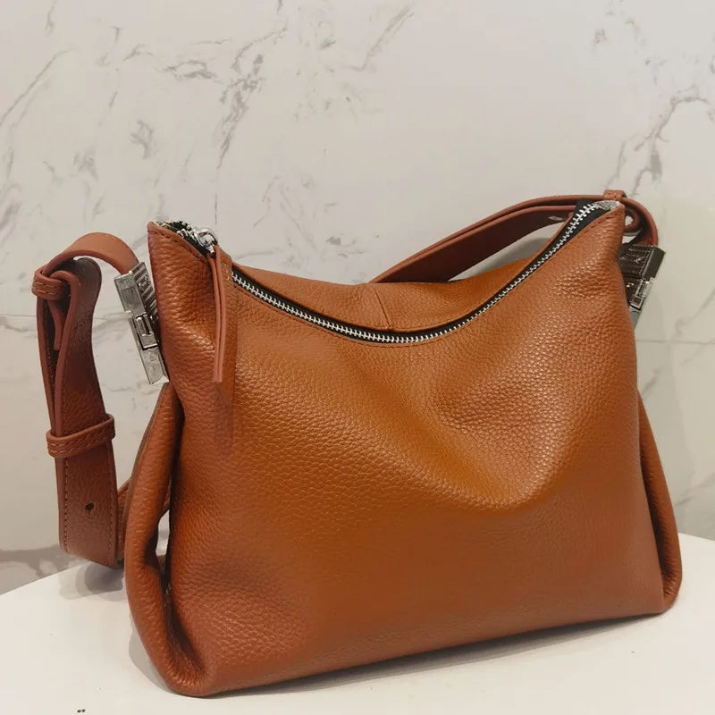 New Crossbody Bag for Women | Genuine Leather Adjustable Straps Shoulder Messenger Purse & Luxury Designer Handbag (Sac A Main) Luxegan