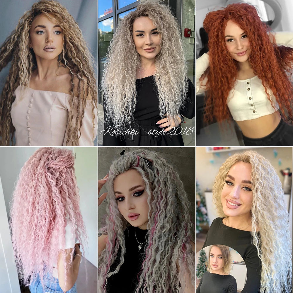 22 Inch Water Wave Twist Crochet Hair | Braiding Extensions
