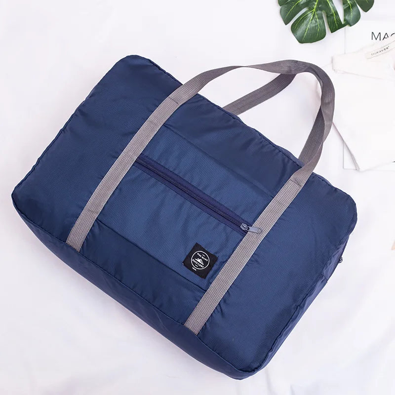 New Nylon Foldable Travel Bags | Unisex Large Capacity Shoulder Bag & Waterproof Handbag Luxegan