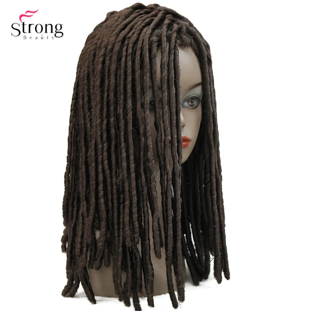 StrongBeauty Twist Hair Crotchet Braids Wigs Synthetic Dreadlocks Braids Hair Wig Luxegan