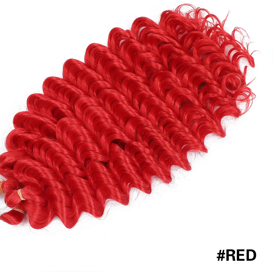 Afro Curly Deep Wavy Twist Synthetic Crochet Hair – 24 Inch | Ombre & Solid Colors | 3–9 Pack - view 8